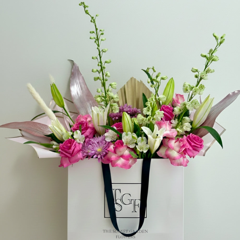 Cherry Blossom Large Flower Bag