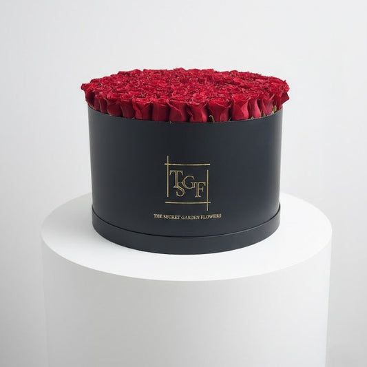 Luxe Red Rose Box