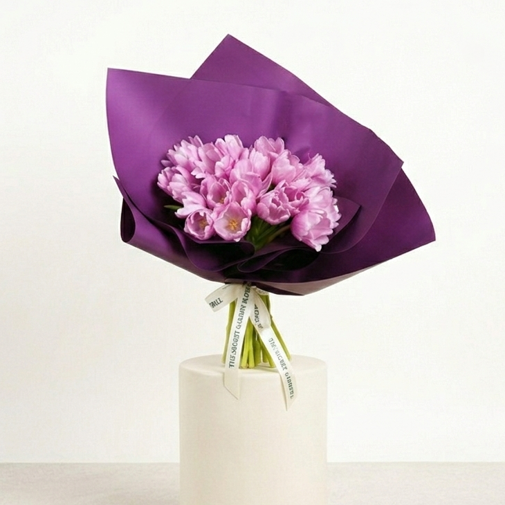 Lilac Tulip Bouquet