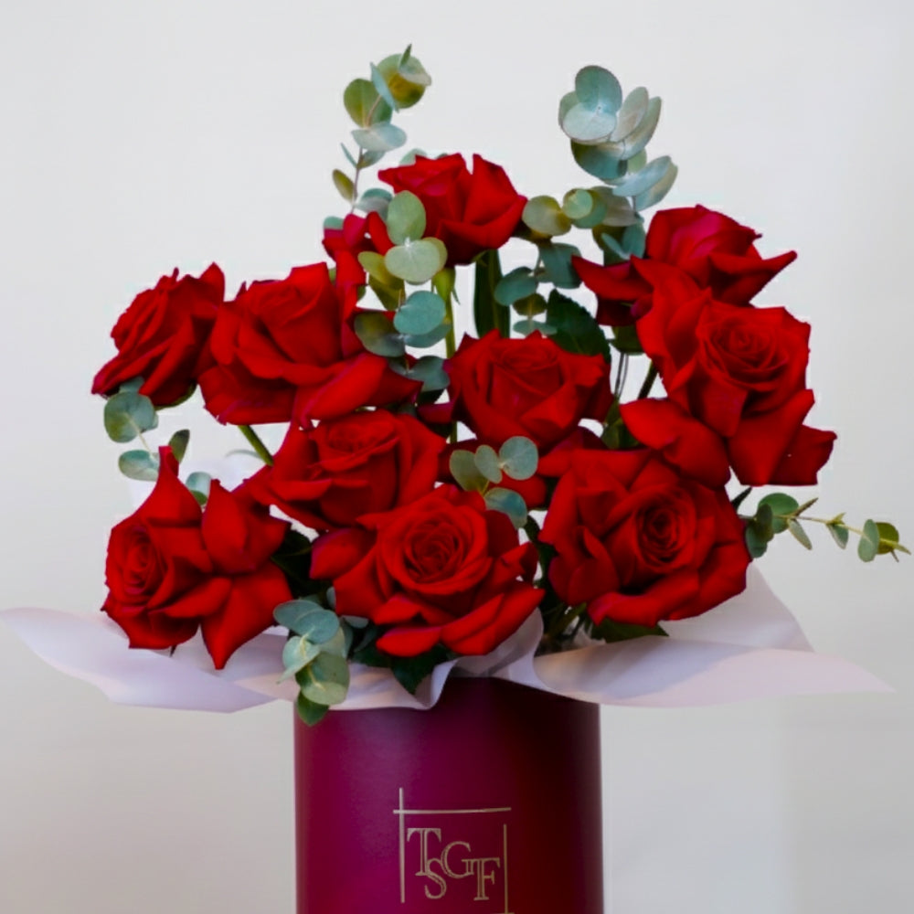 Medium Crimson Bloom Box