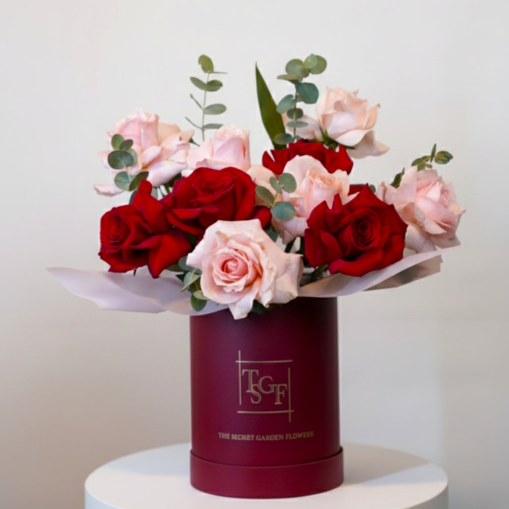 Medium Soft Rouge Bloom Box