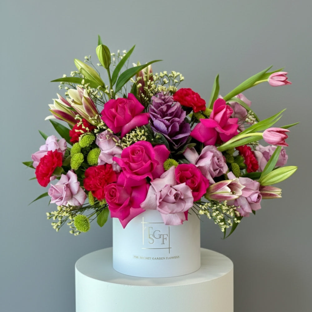 Raspberry Lilac Bloom Box