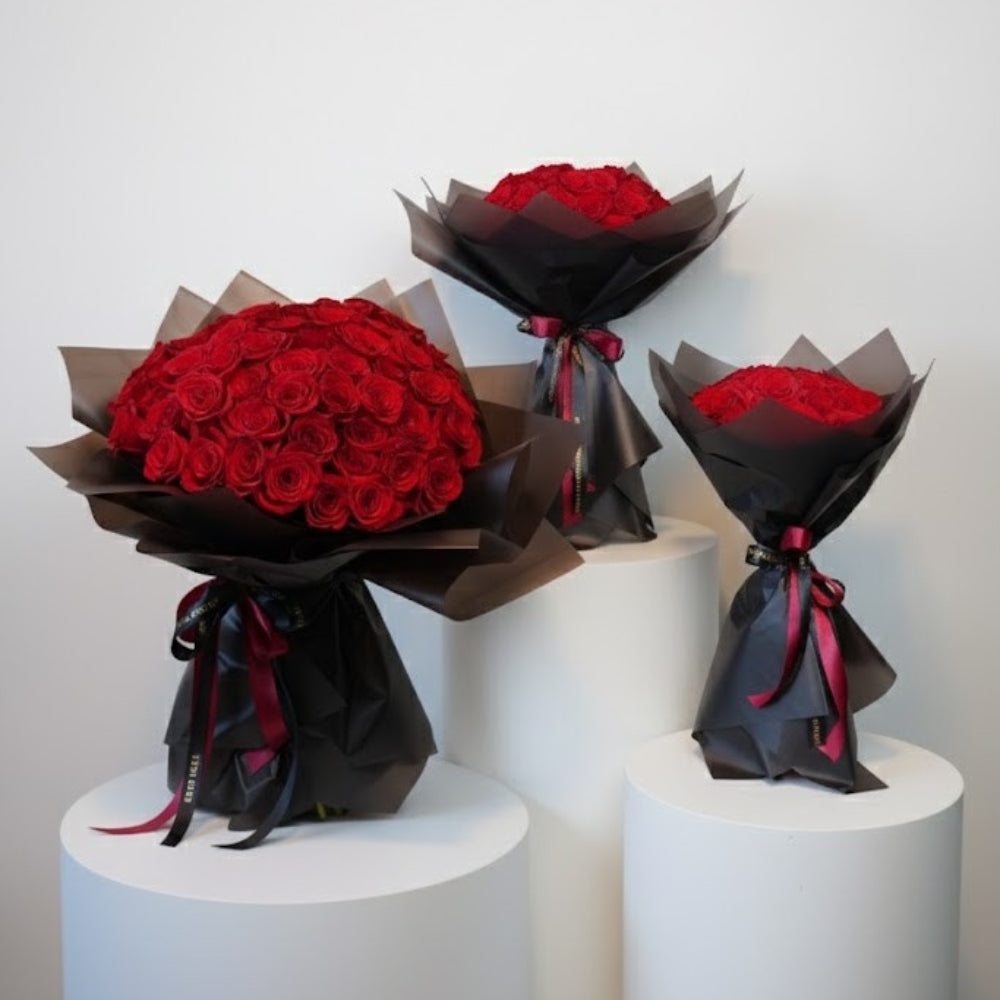 Red Rose Bouquet (3 sizes)