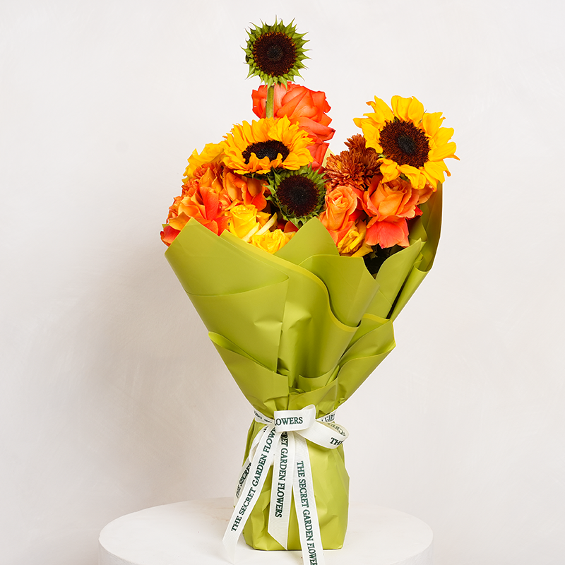 Sunset Sunflower Bouquet