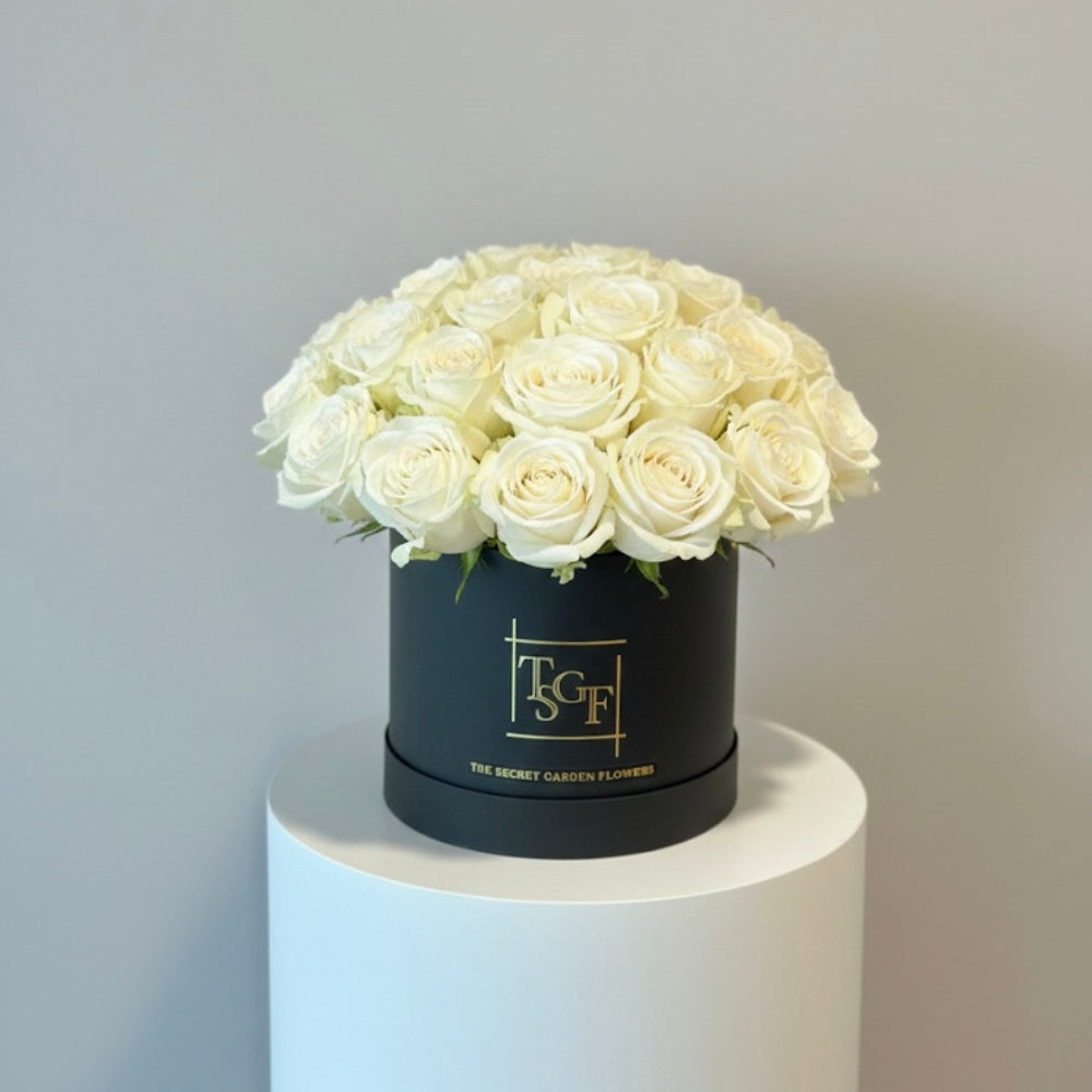 White Roses Flower Box – My Store